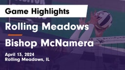 Rolling Meadows  vs Bishop McNamera Game Highlights - April 13, 2024