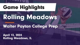 Rolling Meadows  vs Walter Payton College Prep Game Highlights - April 13, 2024