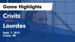 Crivitz vs Lourdes Game Highlights - Sept. 7, 2019