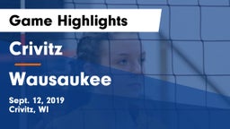 Crivitz vs Wausaukee  Game Highlights - Sept. 12, 2019