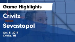 Crivitz vs Sevastopol  Game Highlights - Oct. 5, 2019