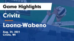 Crivitz vs Laona-Wabeno Game Highlights - Aug. 24, 2021