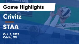 Crivitz vs STAA Game Highlights - Oct. 3, 2023