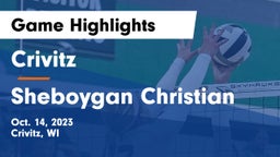 Crivitz vs Sheboygan Christian  Game Highlights - Oct. 14, 2023