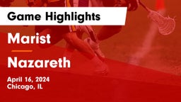 Marist  vs Nazareth  Game Highlights - April 16, 2024