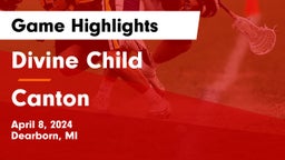 Divine Child  vs Canton  Game Highlights - April 8, 2024
