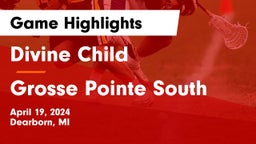 Divine Child  vs Grosse Pointe South  Game Highlights - April 19, 2024
