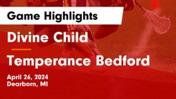 Divine Child  vs Temperance Bedford Game Highlights - April 26, 2024