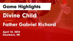 Divine Child  vs Father Gabriel Richard  Game Highlights - April 18, 2024
