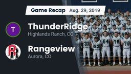 Recap: ThunderRidge  vs. Rangeview  2019