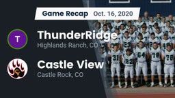 Recap: ThunderRidge  vs. Castle View  2020