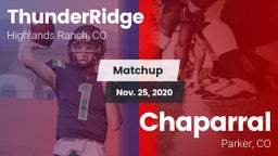 Matchup: ThunderRidge High vs. Chaparral  2020