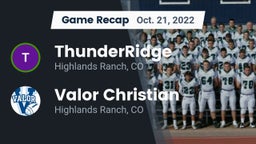 Recap: ThunderRidge  vs. Valor Christian  2022