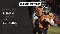 Recap: Pitman  vs. Schalick  2016