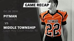 Recap: Pitman  vs. Middle Township  2016