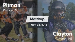 Matchup: Pitman  vs. Clayton  2016