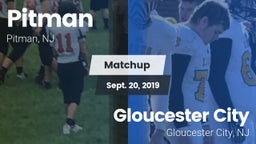 Matchup: Pitman  vs. Gloucester City  2019