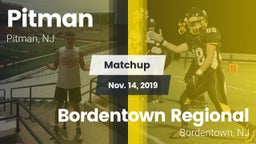 Matchup: Pitman  vs. Bordentown Regional  2019