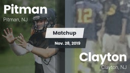 Matchup: Pitman  vs. Clayton  2019