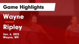 Wayne  vs Ripley  Game Highlights - Jan. 6, 2023