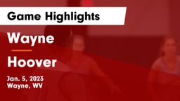 Wayne  vs Hoover  Game Highlights - Jan. 5, 2023