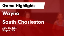 Wayne  vs South Charleston  Game Highlights - Jan. 27, 2023