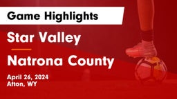 Star Valley  vs Natrona County  Game Highlights - April 26, 2024