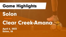 Solon  vs Clear Creek-Amana Game Highlights - April 6, 2023