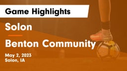 Solon  vs Benton Community Game Highlights - May 2, 2023