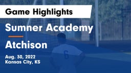 Sumner Academy  vs Atchison  Game Highlights - Aug. 30, 2022