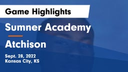 Sumner Academy  vs Atchison  Game Highlights - Sept. 28, 2022