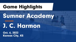 Sumner Academy  vs J. C. Harmon  Game Highlights - Oct. 6, 2022