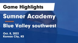 Sumner Academy  vs Blue Valley southwest Game Highlights - Oct. 8, 2022