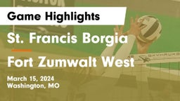 St. Francis Borgia  vs Fort Zumwalt West  Game Highlights - March 15, 2024