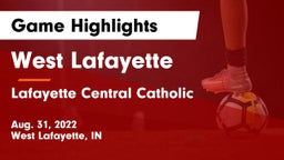 West Lafayette  vs Lafayette Central Catholic  Game Highlights - Aug. 31, 2022