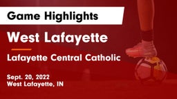 West Lafayette  vs Lafayette Central Catholic  Game Highlights - Sept. 20, 2022