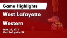 West Lafayette  vs Western  Game Highlights - Sept. 22, 2022