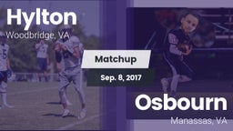 Matchup: Hylton  vs. Osbourn  2017