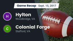 Recap: Hylton  vs. Colonial Forge  2017