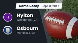 Recap: Hylton  vs. Osbourn  2017