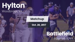 Matchup: Hylton  vs. Battlefield  2017
