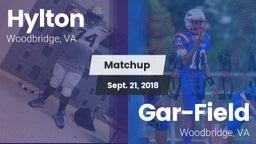 Matchup: Hylton  vs. Gar-Field  2018