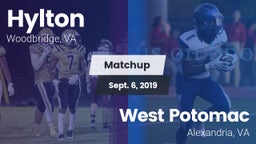 Matchup: Hylton  vs. West Potomac  2019