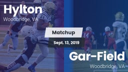 Matchup: Hylton  vs. Gar-Field  2019