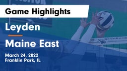 Leyden  vs Maine East  Game Highlights - March 24, 2022