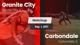 Matchup: Granite City High vs. Carbondale  2017