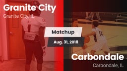 Matchup: Granite City High vs. Carbondale  2018