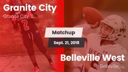 Matchup: Granite City High vs. Belleville West  2018