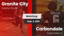 Matchup: Granite City High vs. Carbondale  2019