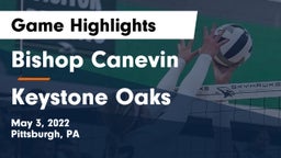Bishop Canevin  vs Keystone Oaks Game Highlights - May 3, 2022